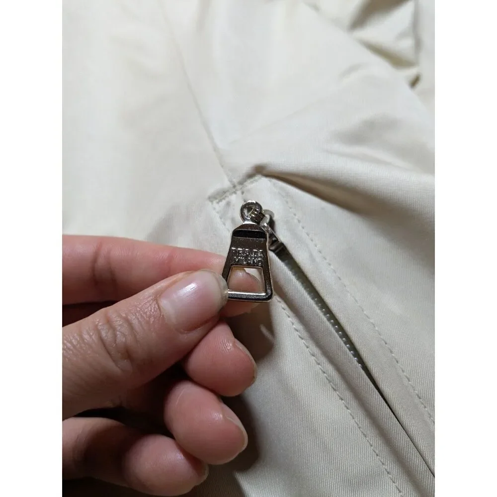 Prada Goretex Jacket Hood Nylon Art. 280336 Pockets Size 40 US 4